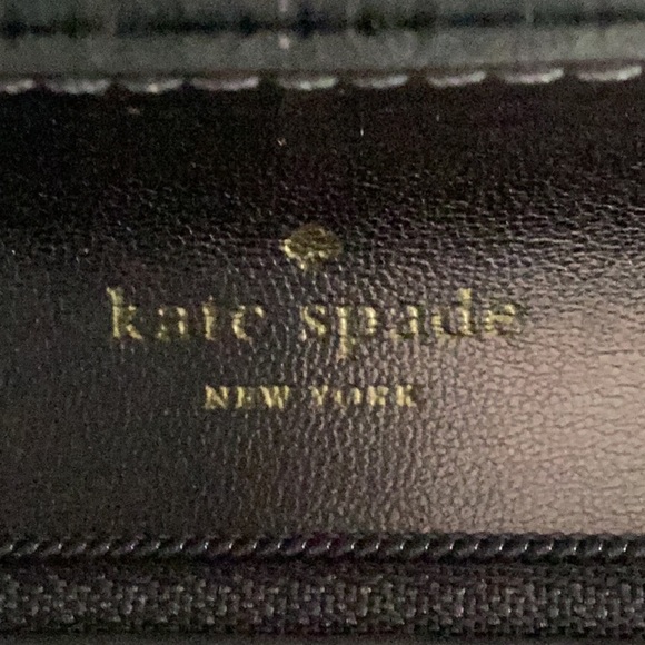 Kate Spade Laurel Way Rock Glitter Milou Clutch Metallic Leather Wallet On Chain - Picture 6 of 7